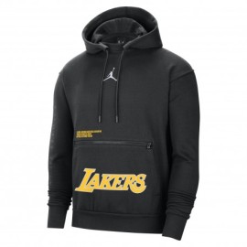 Nike Felpa Nba Lakers Flc Nero Giallo Uomo