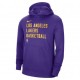 Nike Felpa Nba Lakers Sptlight Viola Giallo Uomo