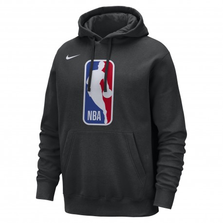 Nike Felpa Nba Club N31 Nero Bianco Uomo