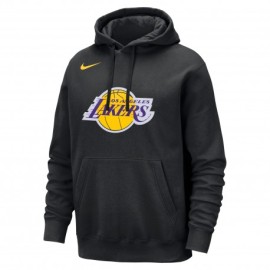 Nike Felpa Nba Lakers Club Nero Giallo Uomo