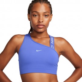 Nike Reggiseno Sportivo Supporto Medio Train Blu Donna