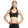 Nike Reggiseno Sportivo Alate Supporto Leggero Train Nero Donna