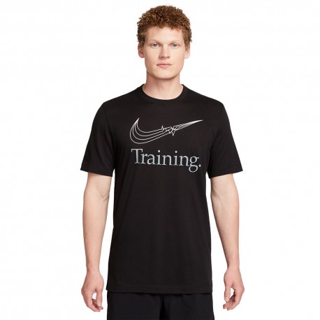 Nike Maglietta Palestra Train Logo Nero Uomo