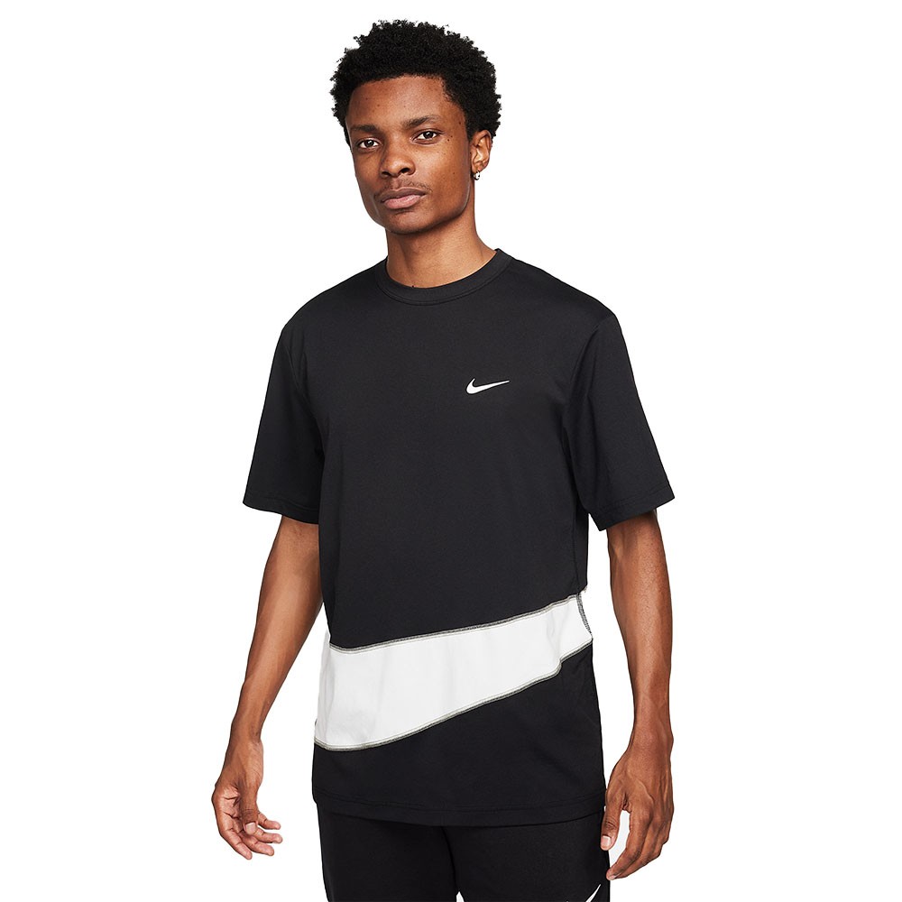 Nike Maglietta Palestra Big Logo Nero Uomo XL