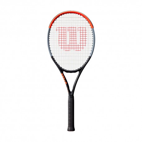 Wilson Clash 100L Nero Arancio - Racchetta Tennis Uomo