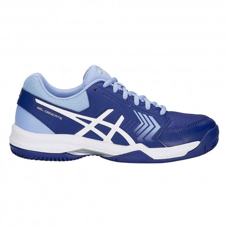 Asics Gel-Dedicate 5 Clay Argento Rouge Rosso - Scarpe Da Tennis Donna