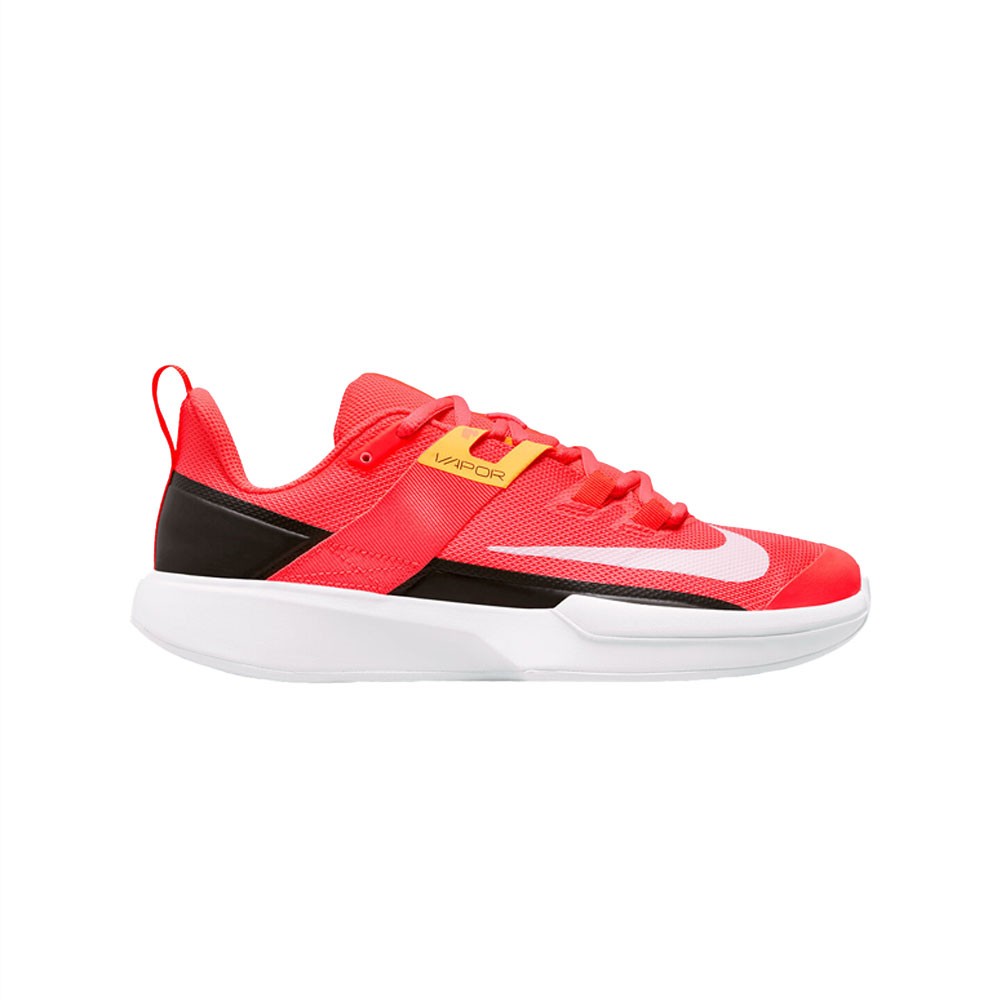 Nike Court Vapor Lite Clay Rosso Bianco - Scarpe Da Tennis Donna EUR 40,5 / US 9