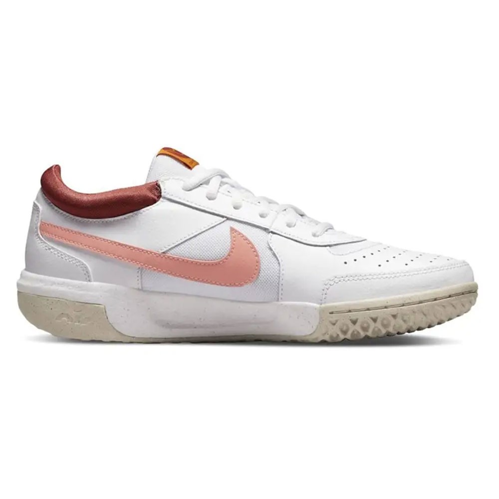 Nike Court Zoom Lite Bianco Lt Madder Root - Scarpe Da Tennis Donna EUR 40,5 / US 9
