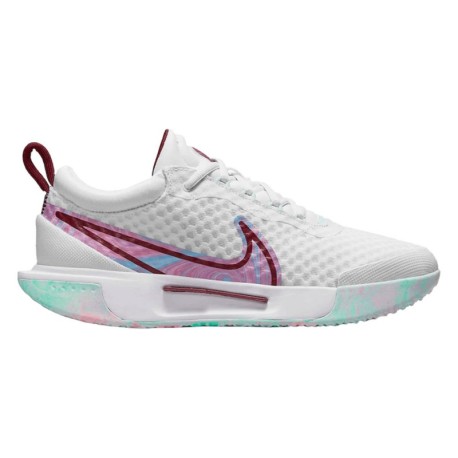 Nike Court Zoom Pro Hard Bianco Blu - Scarpe Da Tennis Donna