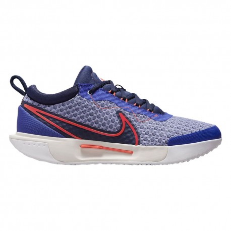 Nike Court Zoom Pro Hard Blu Rosso - Scarpe Da Tennis Uomo