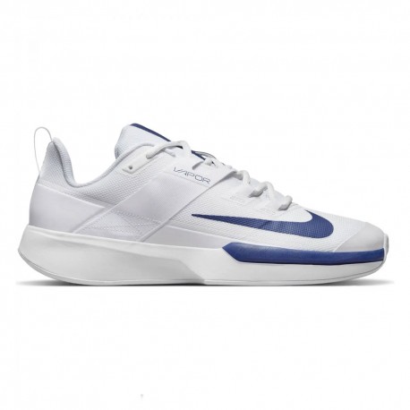 Nike Vapor Lite Clay Bianco Deep Blu Blue - Scarpe Da Tennis Uomo