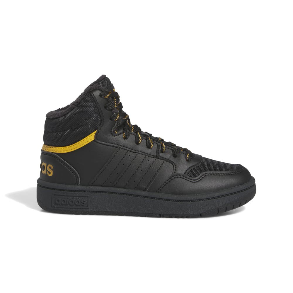 ADIDAS Hoops Mid 3.0 GS Nero Giallo - Sneakers Bambino EUR 35 / UK 2.5