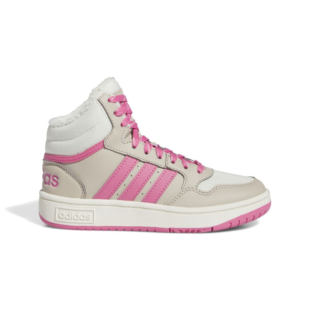 ADIDAS Hoops Mid 3.0 GS Beige Rosa - Sneakers Bambina EUR 40 / UK 6,5