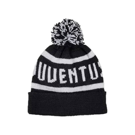 Imma Cuffia Juve Ponpon Nero/Bianco Uomo