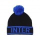 Imma Cuffia Inter Maglia Jacquard Nero/Azzurro Uomo