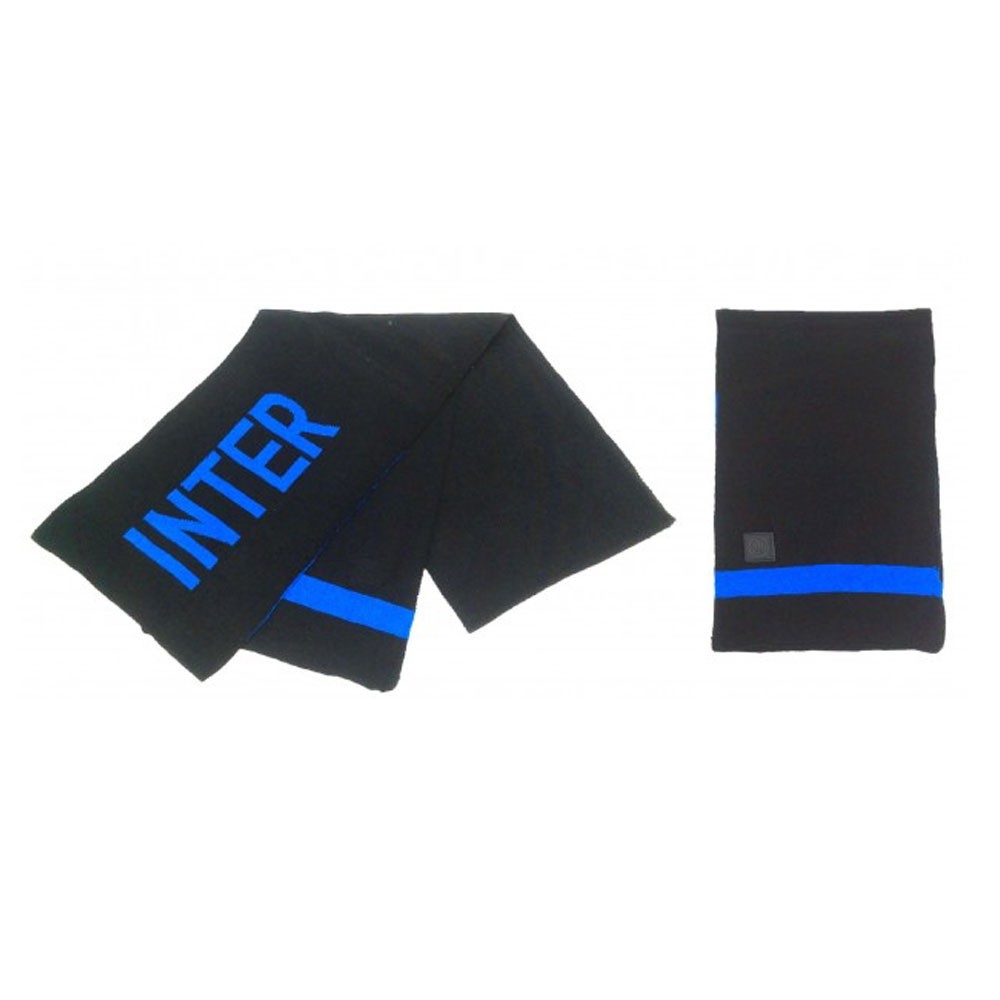 Image of Imma Sciarpa Inter Jacquard Nero/Azzurro Uomo TU