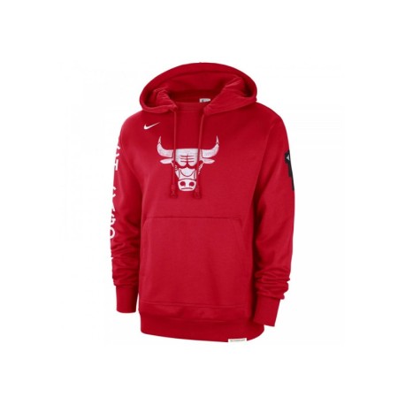 Nike Felpa Nba Bulls Courtside Rosso/Bianco Bambino