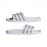 ADIDAS Adilette Aqua Bianco Argento - Ciabatte Piscina Uomo