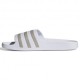 ADIDAS Adilette Aqua Bianco Argento - Ciabatte Piscina Uomo