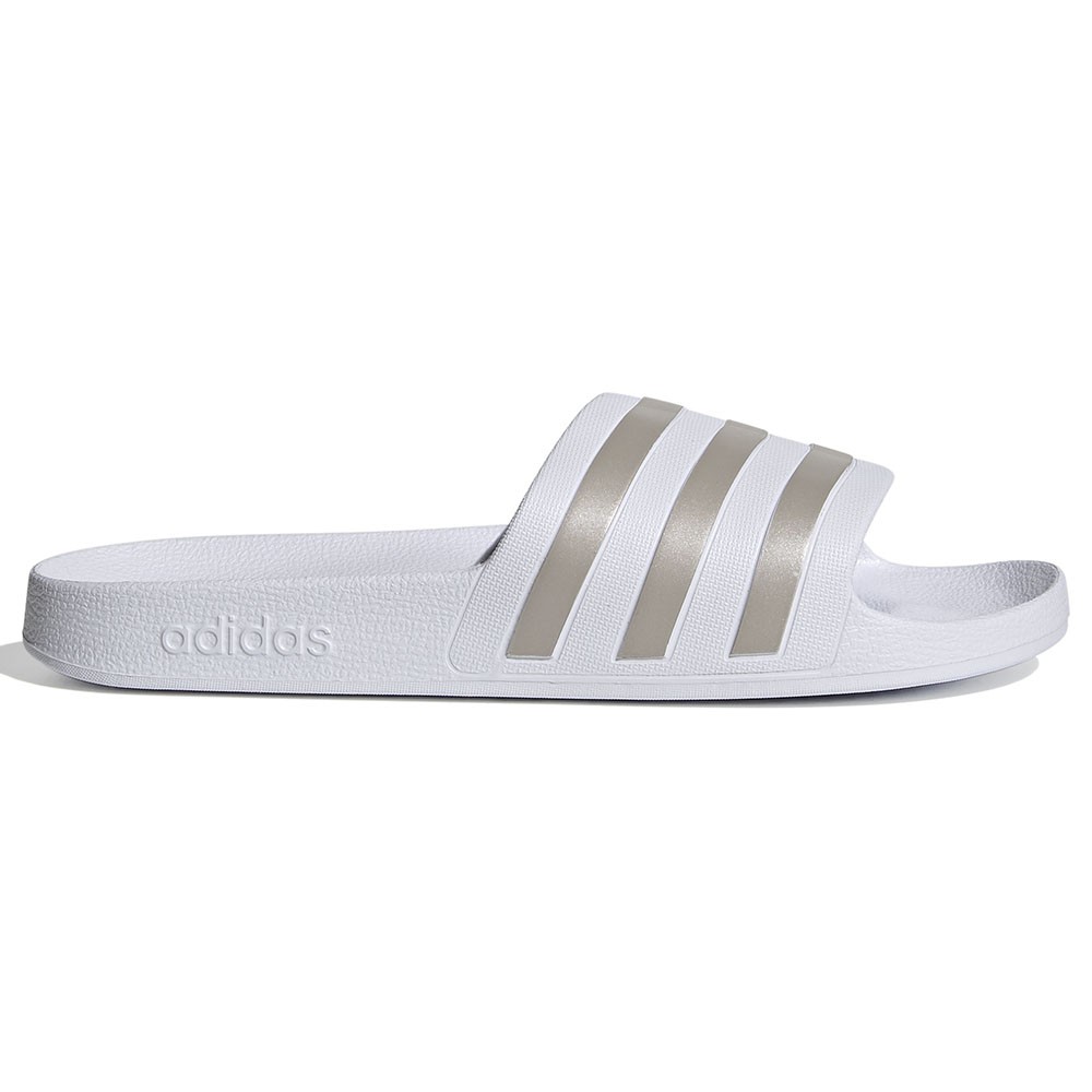 Image of ADIDAS Adilette Aqua Bianco Argento - Ciabatte Piscina Uomo EUR 40 2/3 / UK 7