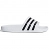 ADIDAS Adilette Aqua Bianco Nero - Ciabatte Piscina Uomo