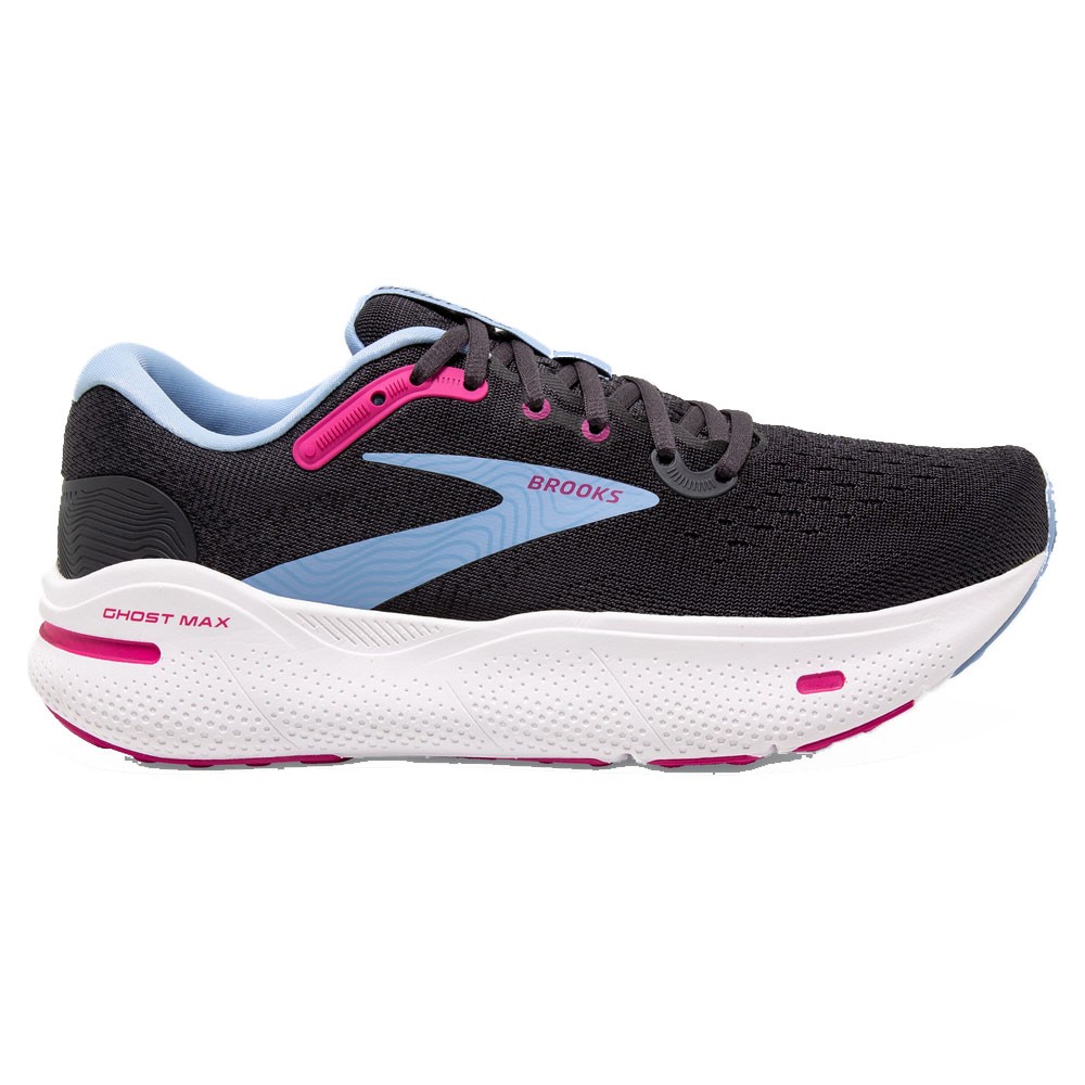 Brooks Ghost Max Nero Azzurro Rosa - Scarpe Running Donna EUR 42 / US 10