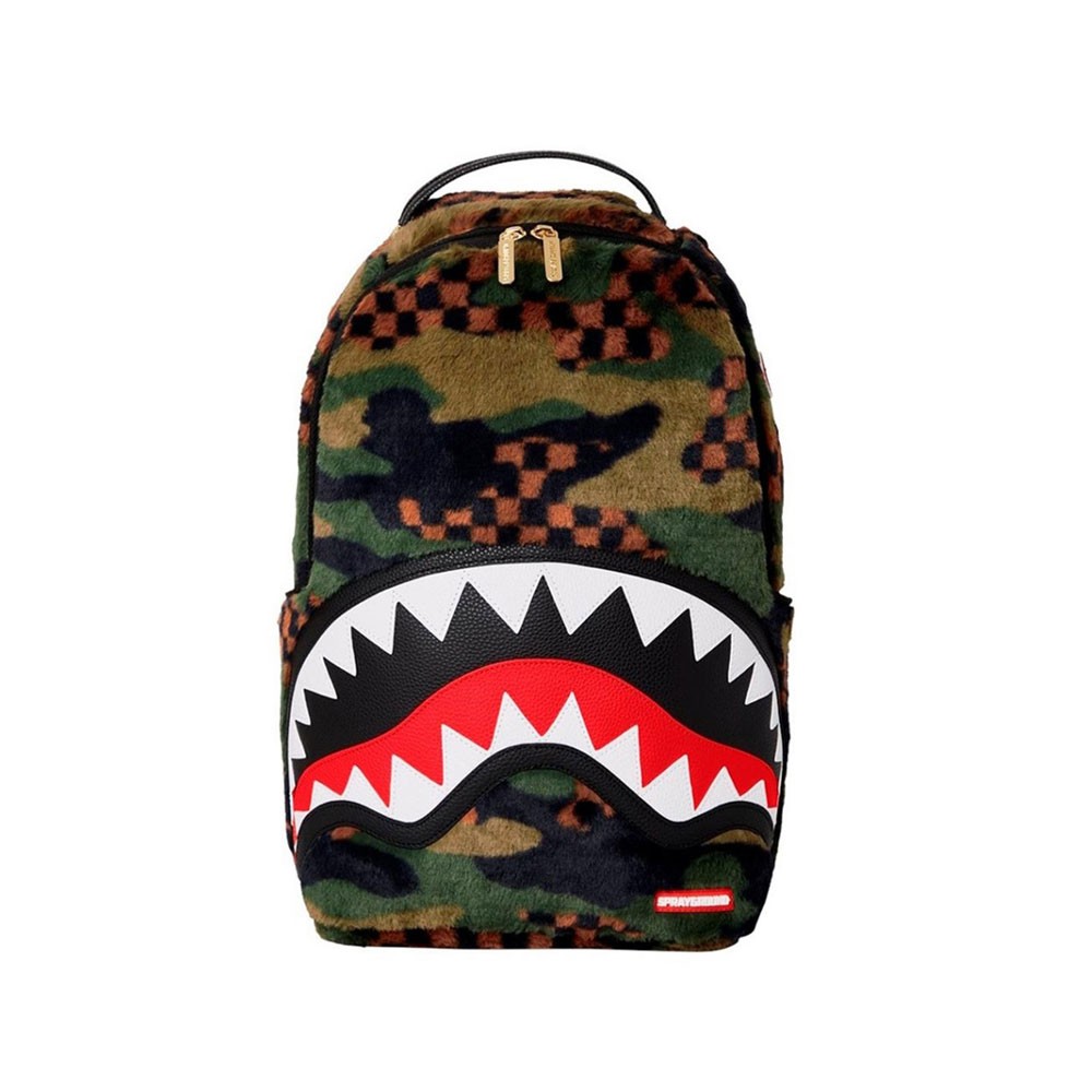 Image of Sprayground Zaino Verde 3Am Fur Moro TU