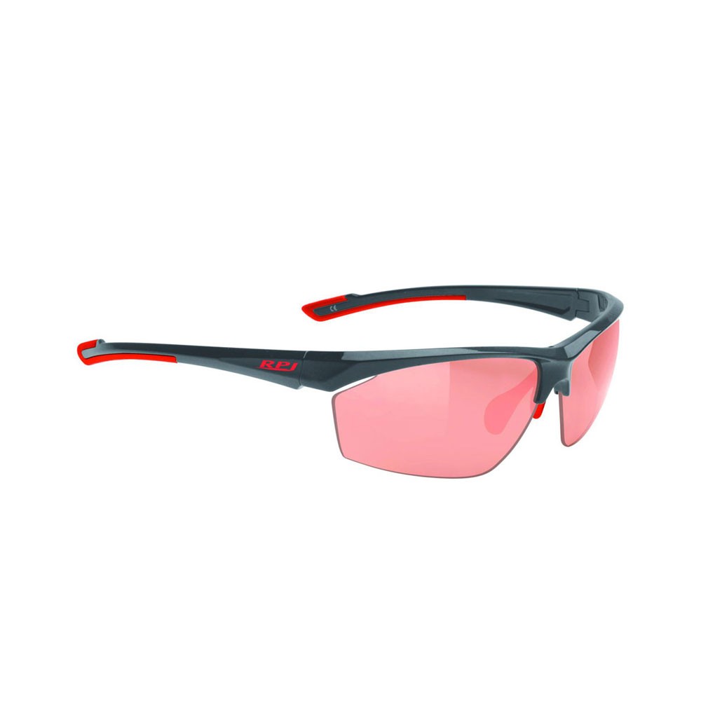 Rpj Occhiali Janis Racing Rosso Grigio Antracite TU