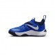 Nike Team Hustle D11 Ps Bianco Blu - Scarpe Basket Bambino