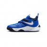 Nike Team Hustle D11 Gs Bianco Blu - Scarpe Basket Bambino