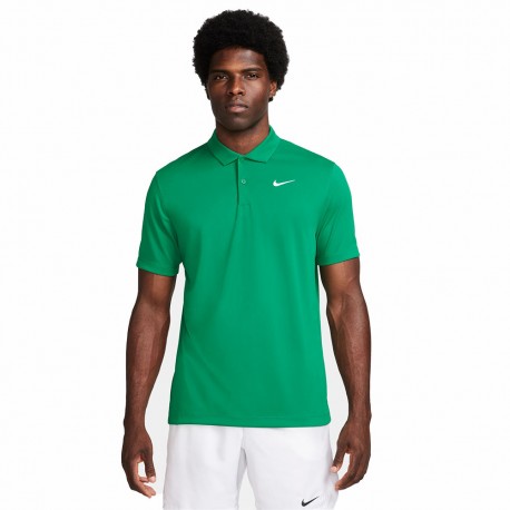 Nike Polo Tennis Solid Malachite Uomo