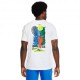 Nike Maglia Tennis Graphic Fan Bianco Uomo