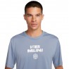 Nike Maglia Maniche Corte Inter Milano Grigio Bianco Uomo