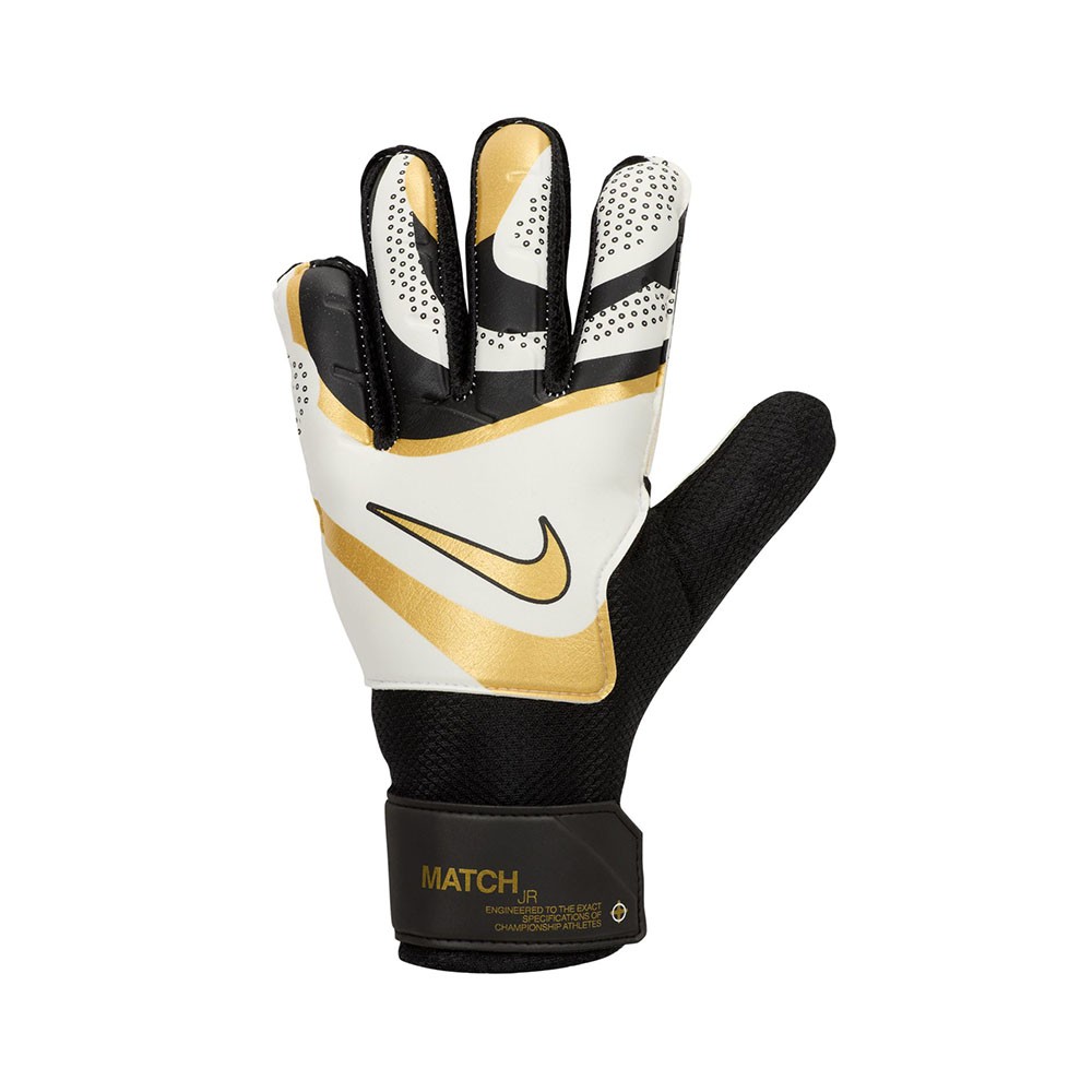 Nike Guanti Portiere Match Nero Oro Bambino 4