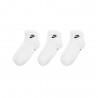 Nike Calze 3/4 Everyday Tris Pack Bianco