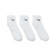 Nike Calze Quarter Tris Pack Bianco