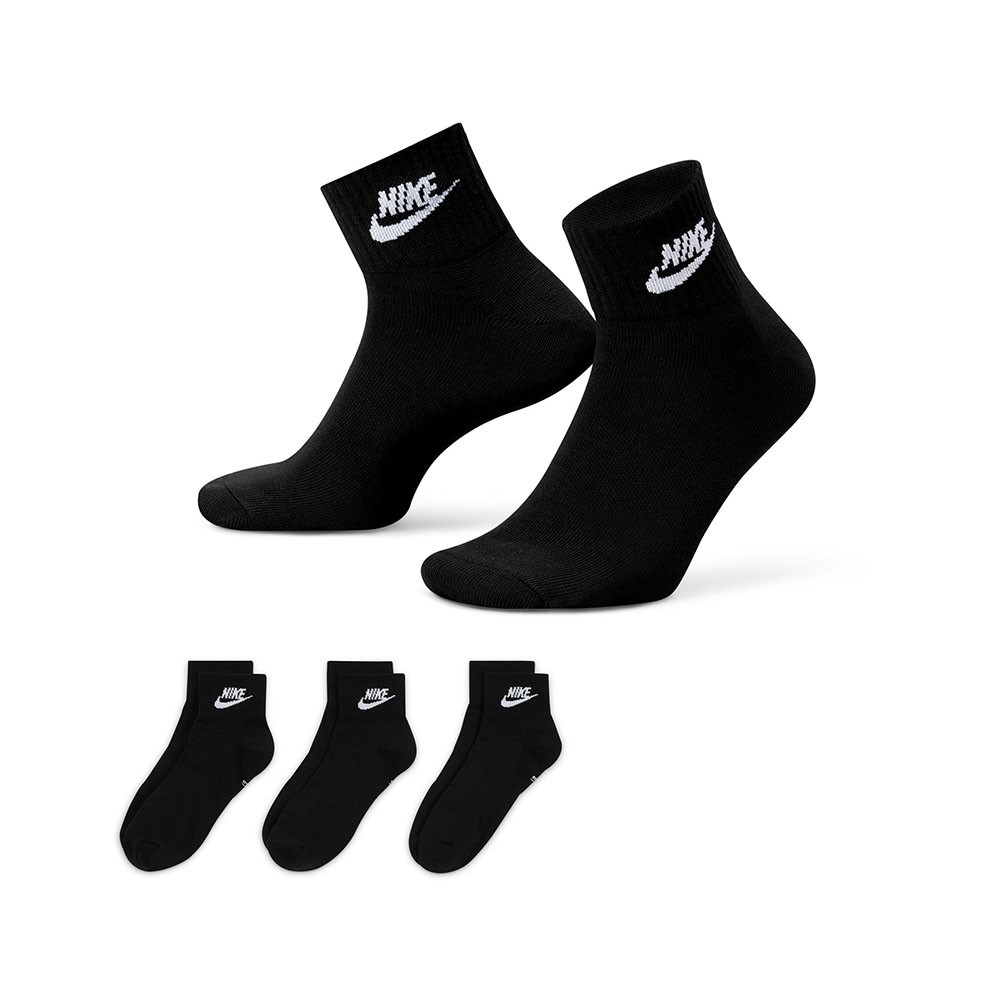 Nike Calze 3 4 Everyday Tris Pack Nero XL