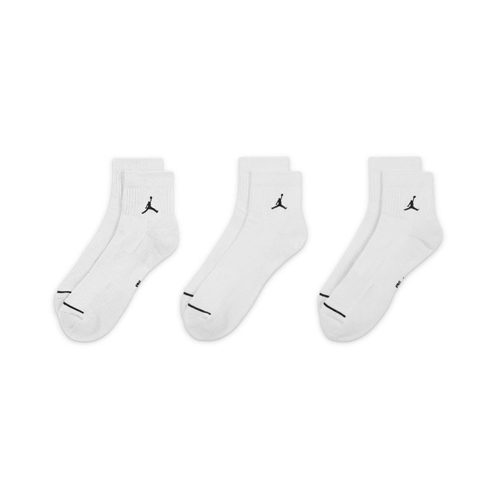 Nike Calze Quarter Tris Pack Jo Bianco