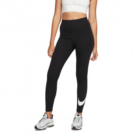 Nike Leggings Swoosh Nero Donna