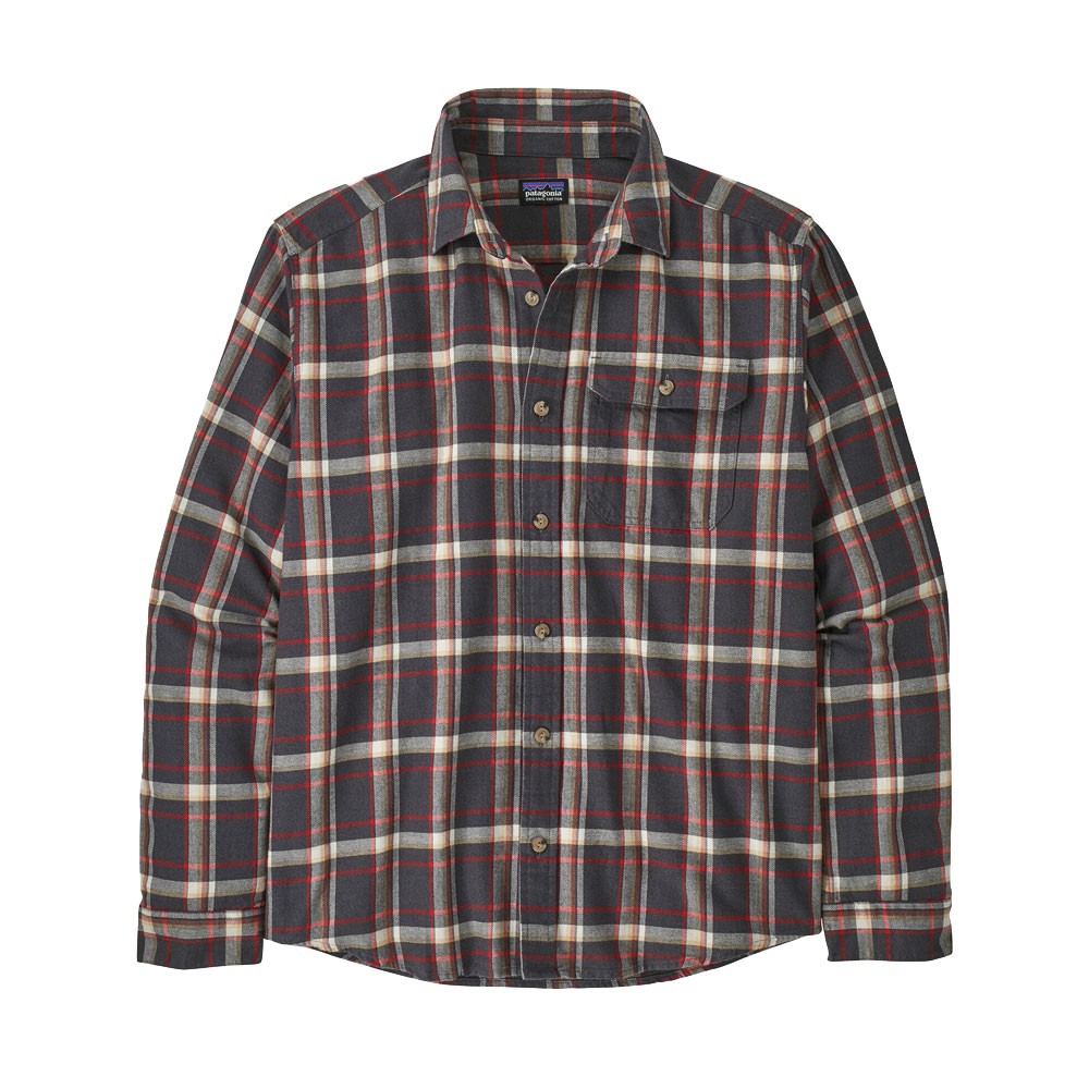 Image of Patagonia Camicia Trekking Lightweight Fjord Flannel Majior ink Blk Uomo L