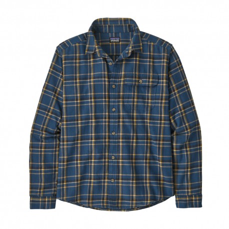 Patagonia Camicia Trekking Lightweight Fjord Flannel Blu Uomo