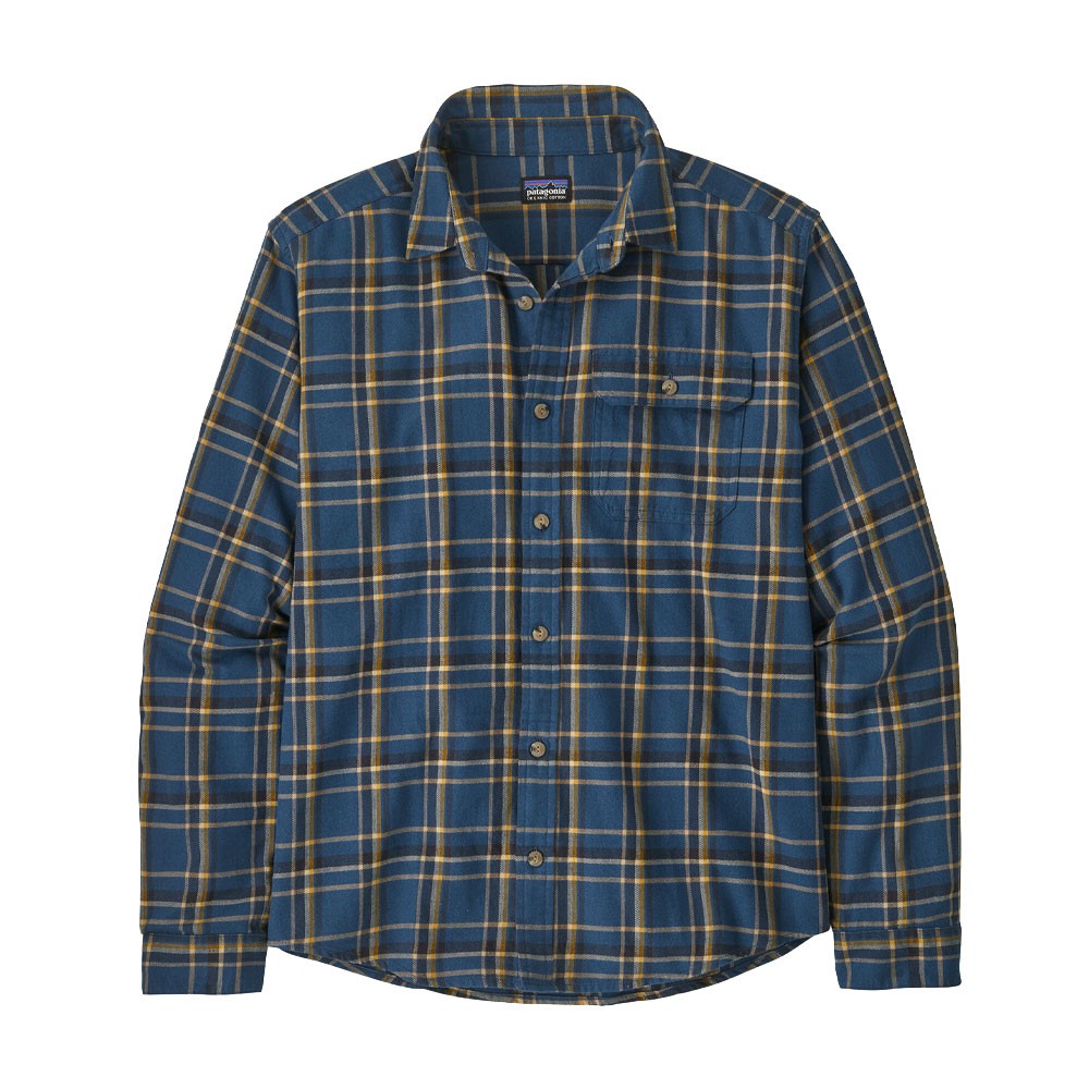 Image of Patagonia Camicia Trekking Lightweight Fjord Flannel Blu Uomo L