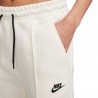 Nike Pantaloni Con Polsino Tech Fleece Bianco Donna