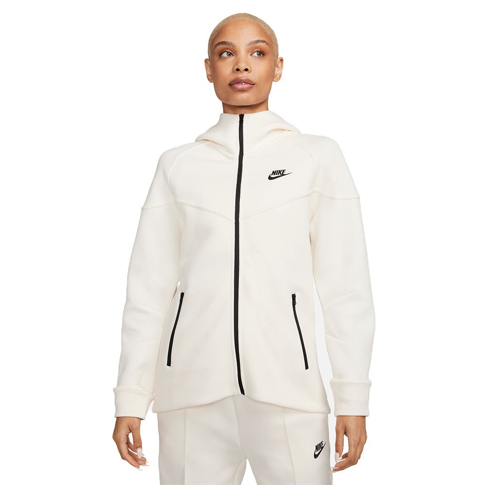 Nike Felpa Tech Fleece Bianco Donna L