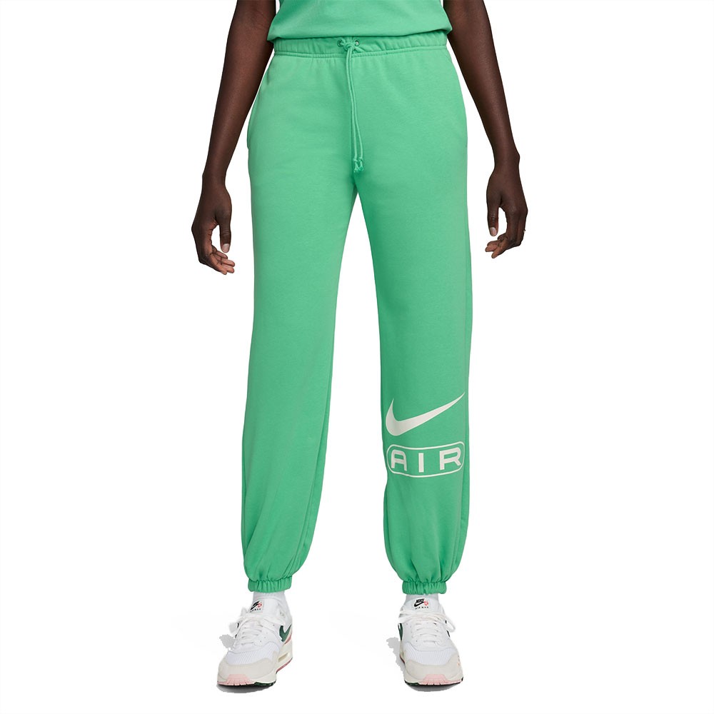Nike Pantaloni Con Polsino Air Verde Donna XS