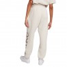 Nike Pantaloni Con Polsino Logo Classics Bianco Donna