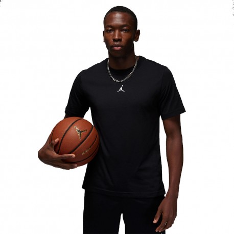 Nike T-Shirt Jordan Logo Centrale Nero Uomo