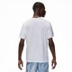 Nike T-Shirt Logo Centrale Jordan Bianco Uomo