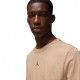 Nike T-Shirt Logo Centrale Jordan Beige Uomo