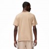 Nike T-Shirt Logo Centrale Jordan Beige Uomo